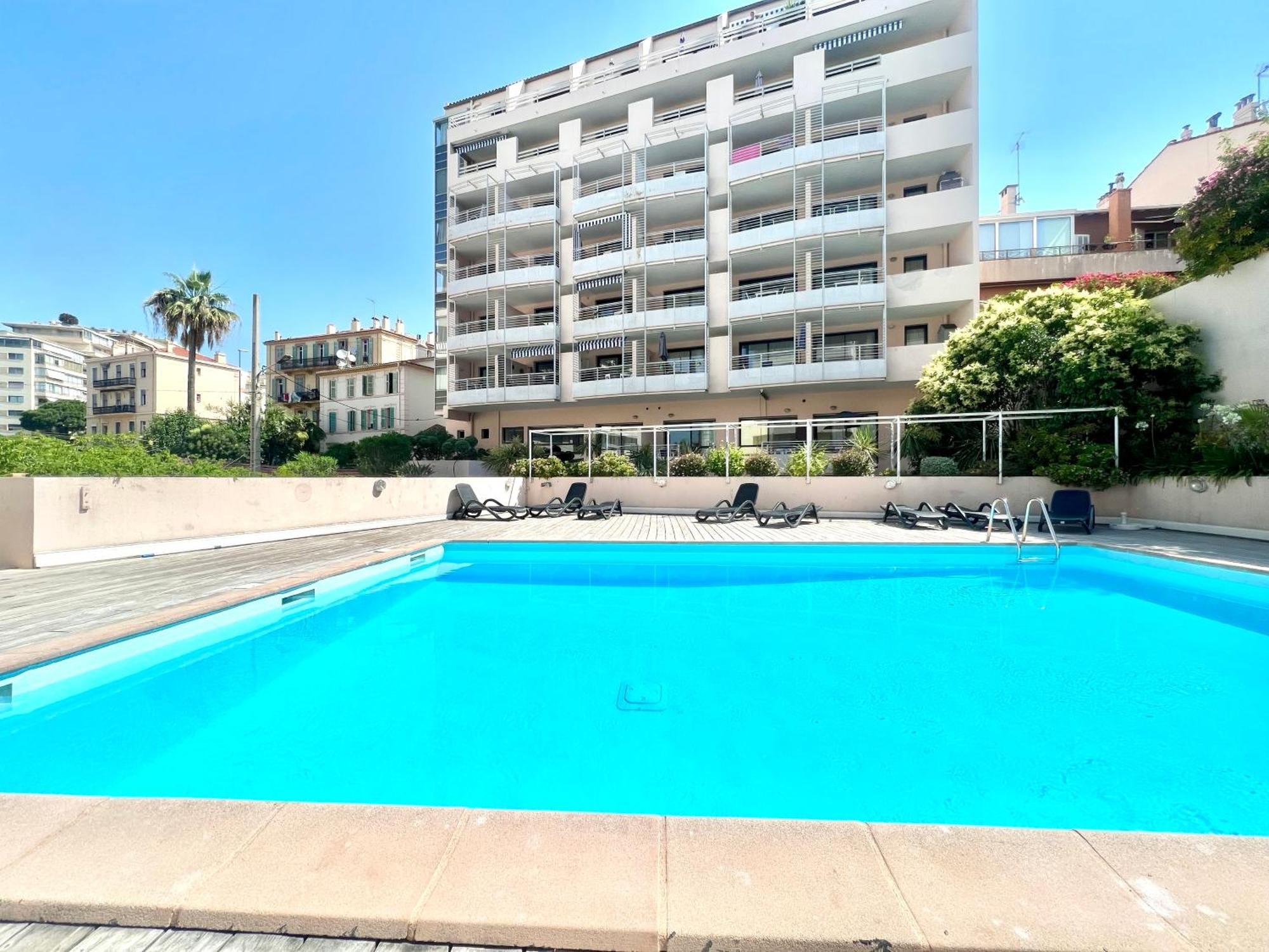 Appartement Piscine Plages A 100 M, Palais Des Festivals A 15mn A Pied Dans La Banane Cannes